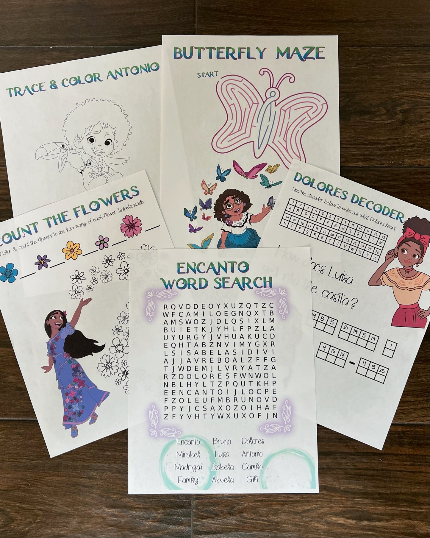 Once Upon a Craft Worksheets Bundle (Set of 15)