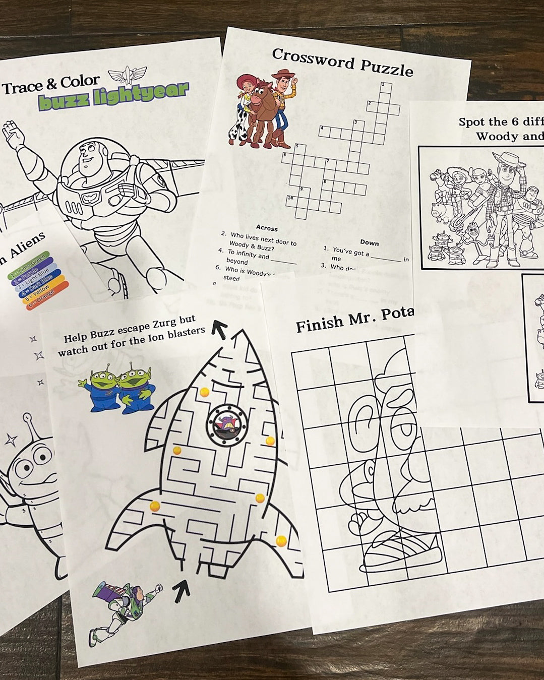 Once Upon a Craft Worksheets Bundle (Set of 15)