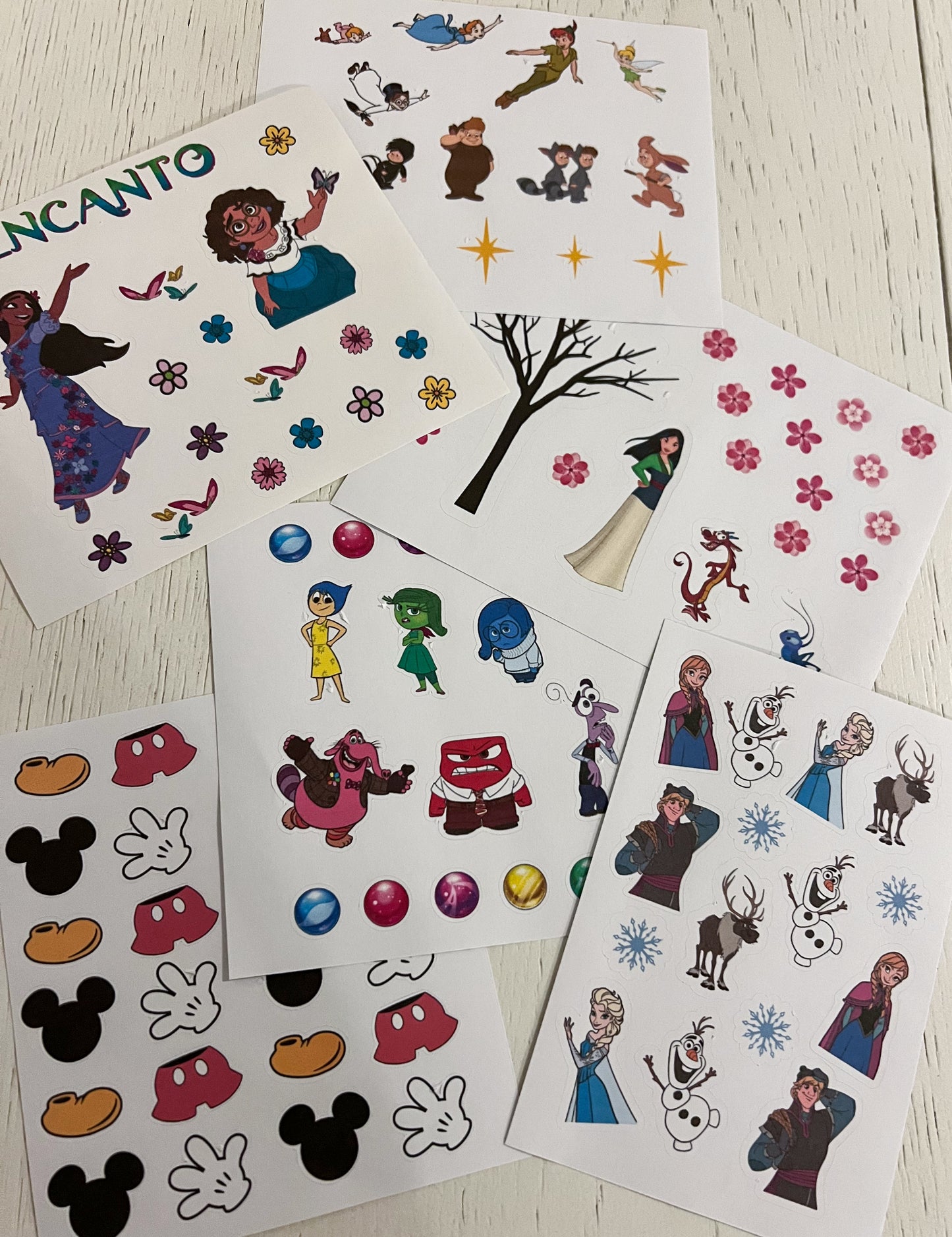 Once Upon a Craft Sticker Sheet Bundle (Set of 6)