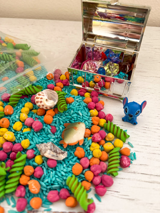 Stitch's Summer Splash Sensory Rice