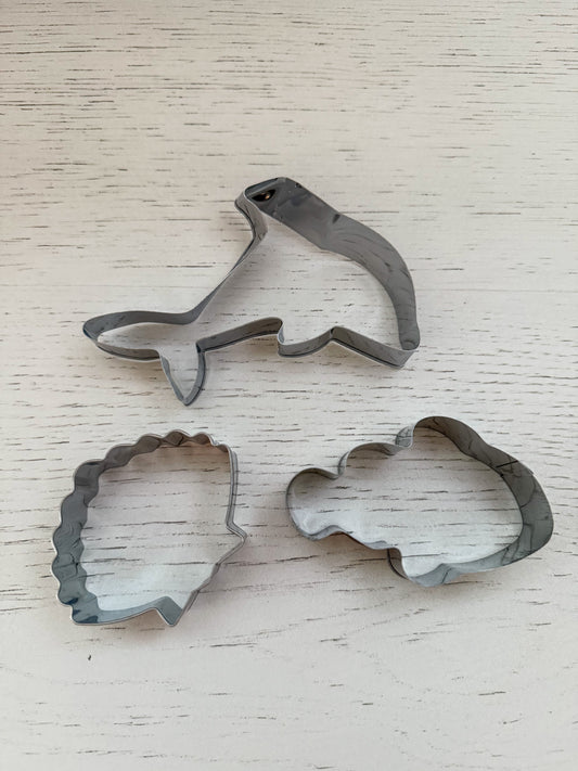 Under the Sea Cookie Cutters (Set of 3)