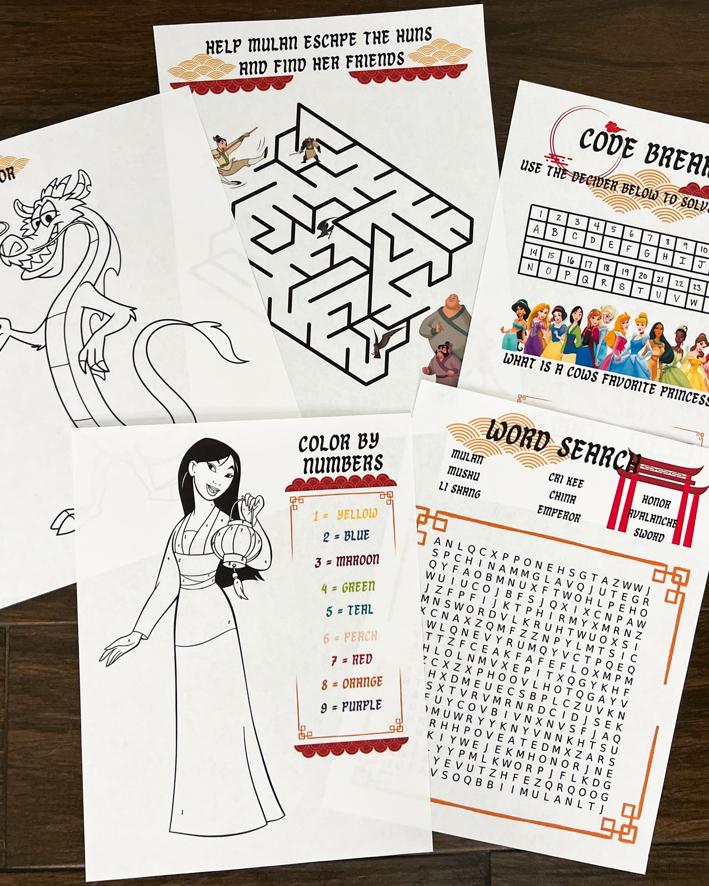Once Upon a Craft Worksheets Bundle (Set of 15)